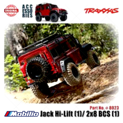 Traxxas Part #8023 Replica Jack Hi-Lift Accessories TRX4 RC Crawler
