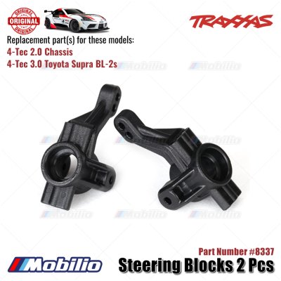 Traxxas Part #8337 Steering Blocks 2 Pcs RC 4-Tec Chassis