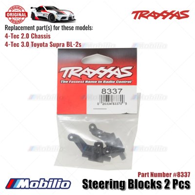 Traxxas Part #8337 Steering Blocks 2 Pcs RC 4-Tec Chassis