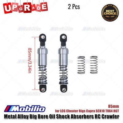 Metal Big Bore Oil Shock Absorbers 1/10 RC Crawler LCG Cheater Rigs Capra SCX10 TRX4 RGT