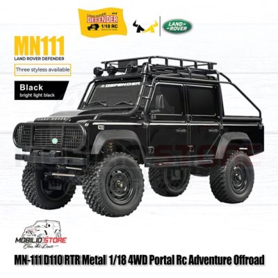 MN111 D110 RTR Metal 1/18 4WD Portal RC Adventure Offroad Mini Crawler