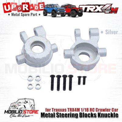 Upgrade Part - Metal Steering Cup Knuckle for 1/18 RC Traxxas TRX4M