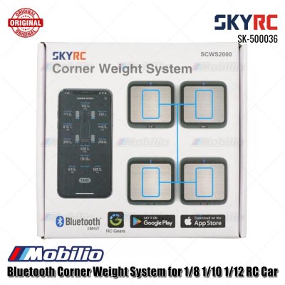 SKYRC Part #SK-500036 Bluetooth Corner Weight System for 1/8 1/10 1/12 RC Car