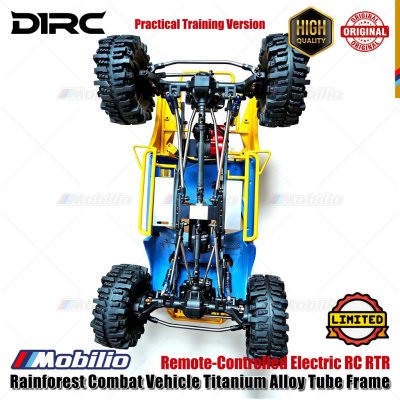 D1RC Ti-Fury Rainforest Combat Vehicle Titanium Alloy Tube Frame Remote-Controlled Electric RC RTR Rock Crawler
