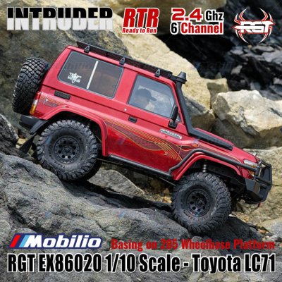 RGT EX86020 Intruder Toyota LC71 RTR 1/10 Scale 2.4GHz 4WD RC Rock Crawler Adventure