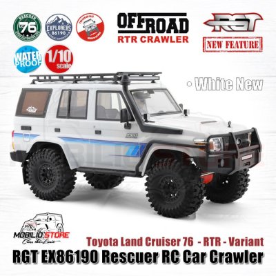 RGT EX86190 Rescuer Toyota Land Cruiser 76 RC Car 110 Crawler RTR