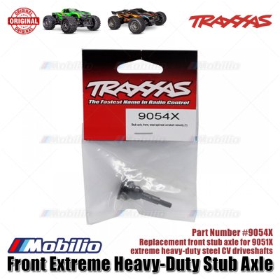 Traxxas Part #9054X Front Extreme Heavy-Duty Stub Axle for 9051X Steel CV Driveshafts RC Mini Maxx BL-2S Mini XRT VXL-3S