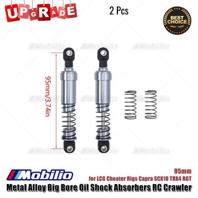 Metal Big Bore Oil Shock Absorbers 1/10 RC Crawler LCG Cheater Rigs Capra SCX10 TRX4 RGT
