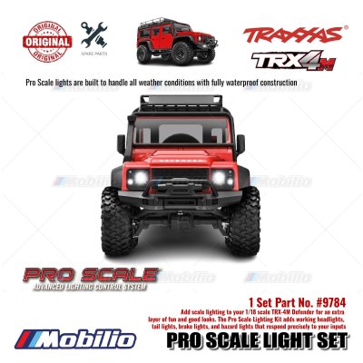 Traxxxas Part #9784 TRX-4M Defender Pro Scale Light Set Fully Waterproof Construction