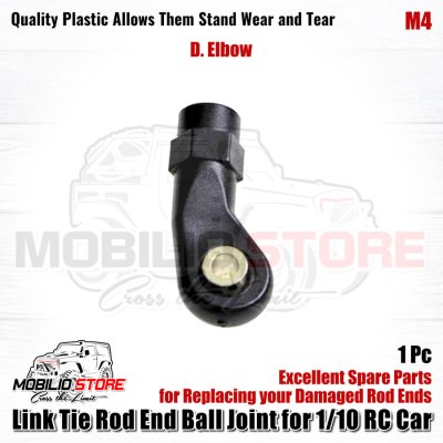 Link Tie Rod End Head Ball Joint M4 for Traxxas Axial RC 1/10 RC Car