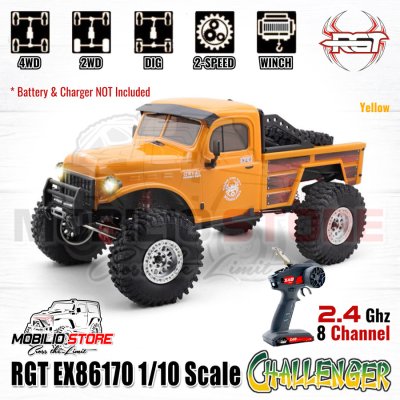 RGT EX86170 Challenger 1/10 Scale 2.4G 2-Speed FWD/4WD RC Car Crawler