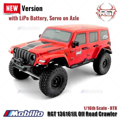 RC RGT 136161 JL RTR Offroad Rock Crawler 1/16 Scale 2.4 GHz HSP 4WD