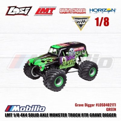 Losi LMT 1/8 4WD Solid Axle Monster Jam Truck Grave Digger