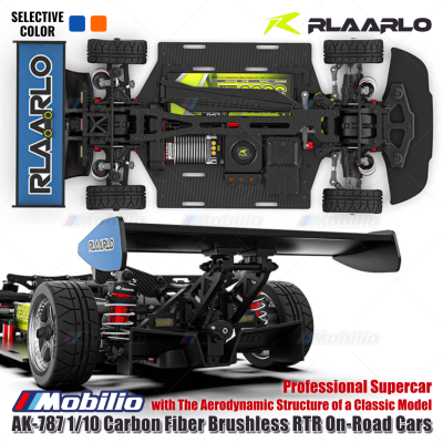 Rlaarlo AK-787 Professional Supercar Carbon Fiber Brushless RTR 2.4GHz On-Road Cars Remote Control