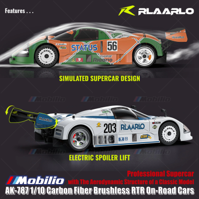 Rlaarlo AK-787 Professional Supercar Carbon Fiber Brushless RTR 2.4GHz On-Road Cars Remote Control