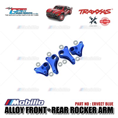GPM Part #ERV027 Alloy Front+Rear Rocker Arm for Traxxas 1:16 Mini E-Revo - 4 Pcs
