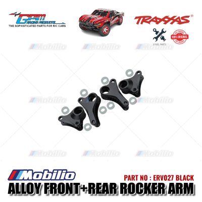 GPM Part #ERV027 Alloy Front+Rear Rocker Arm for Traxxas 1:16 Mini E-Revo - 4 Pcs