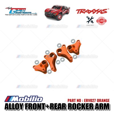 GPM Part #ERV027 Alloy Front+Rear Rocker Arm for Traxxas 1:16 Mini E-Revo - 4 Pcs