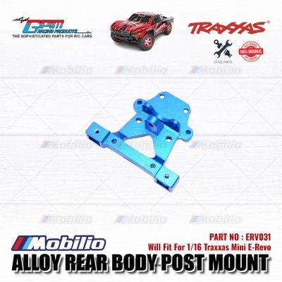 GPM Part #ERV031 Alloy Rear Body Post Mount for Traxxas 1:16 Mini E-Revo / Slash / Summit / Rally