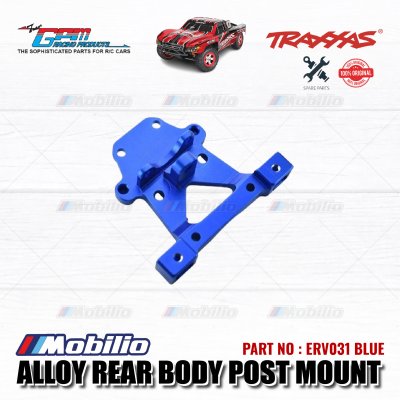 GPM Part #ERV031 Alloy Rear Body Post Mount for Traxxas 1:16 Mini E-Revo / Slash / Summit / Rally
