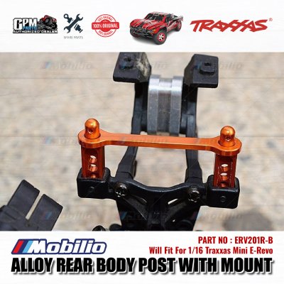 GPM Part #ERV201R Alloy Rear Body Post with Mount for Traxxas 1:16 Mini E-Revo / Slash
