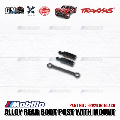 GPM Part #ERV201R Alloy Rear Body Post with Mount for Traxxas 1:16 Mini E-Revo / Slash