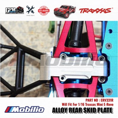 GPM Part #ERV331R Alloy Rear Skip Plate Traxxas 1:16 Mini E-Revo / Slash - 1 Pc