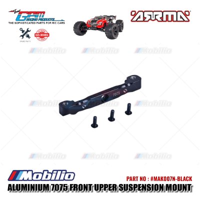 GPM Part #MAK007N Aluminium 7075 Front Upper Suspension Mount RC Upgrade Arrma Kraton 6S BLX Monster Truck