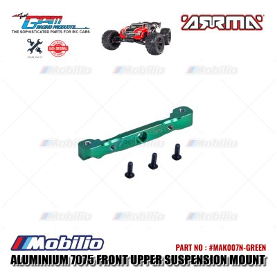 GPM Part #MAK007N Aluminium 7075 Front Upper Suspension Mount RC Upgrade Arrma Kraton 6S BLX Monster Truck