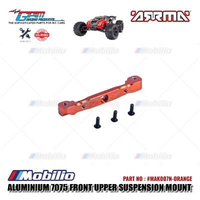 GPM Part #MAK007N Aluminium 7075 Front Upper Suspension Mount RC Upgrade Arrma Kraton 6S BLX Monster Truck