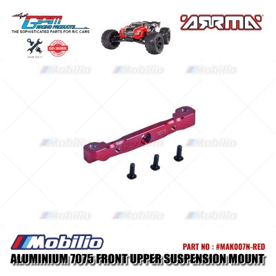GPM Part #MAK007N Aluminium 7075 Front Upper Suspension Mount RC Upgrade Arrma Kraton 6S BLX Monster Truck