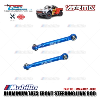 GPM Part #MAM4162 Aluminum Front Steering Link Rod Arrma 1/8 Mojave 4X4 4S BLX Desert Truck