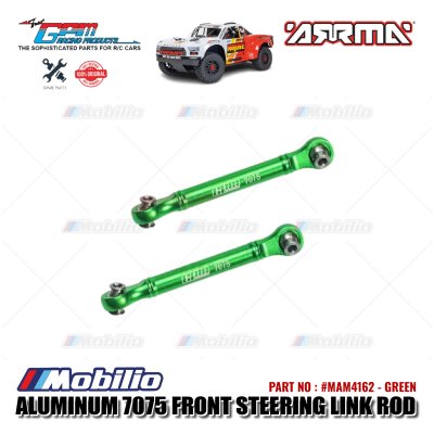 GPM Part #MAM4162 Aluminum Front Steering Link Rod Arrma 1/8 Mojave 4X4 4S BLX Desert Truck