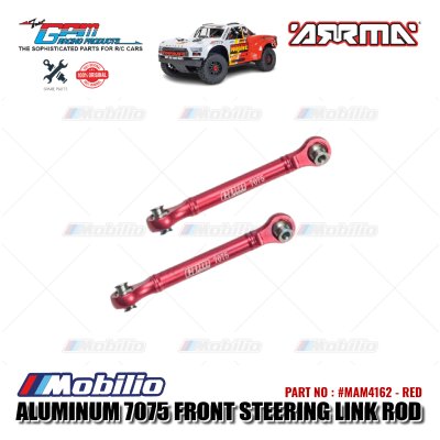 GPM Part #MAM4162 Aluminum Front Steering Link Rod Arrma 1/8 Mojave 4X4 4S BLX Desert Truck