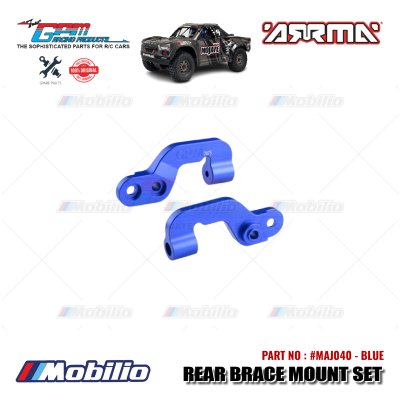 GPM Part #MAJ040 Aluminum Rear Brace Mount Set Arrma Mojave Big Rock 6S BLX Desert Monster Truck