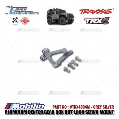 GPM Part #TRX4034M Aluminum Center Gear Box Differential Lock Servo Mount Traxxas TRX-4 TRX-6 Trail Crawler