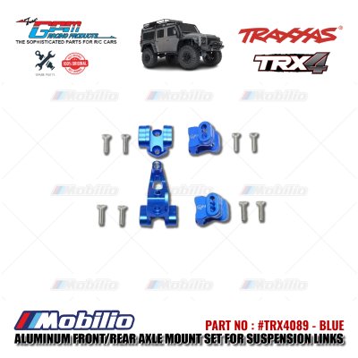 GPM Part #TRX4089 Aluminum Front Rear Axle Mount set for Suspension Links Traxxas TRX-4 Trail Crawler