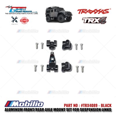 GPM Part #TRX4089 Aluminum Front Rear Axle Mount set for Suspension Links Traxxas TRX-4 Trail Crawler