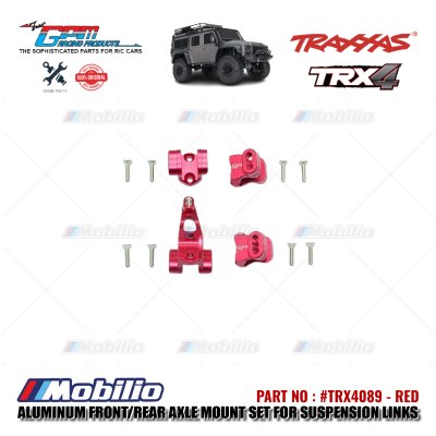 GPM Part #TRX4089 Aluminum Front Rear Axle Mount set for Suspension Links Traxxas TRX-4 Trail Crawler