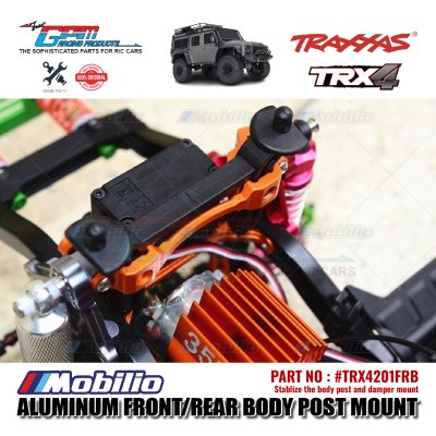 GPM Part #TRX4201FRB Aluminum Front / Rear Body Post Mount Traxxas TRX-4 TRX-6 Trail Crawler