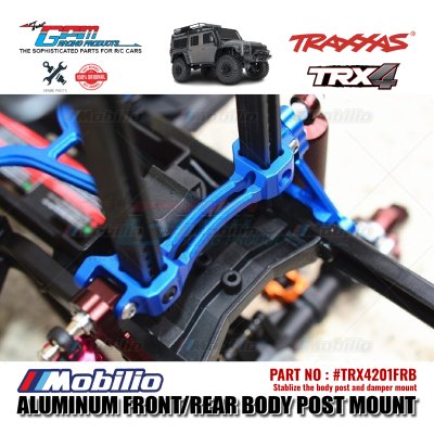GPM Part #TRX4201FRB Aluminum Front / Rear Body Post Mount Traxxas TRX-4 TRX-6 Trail Crawler
