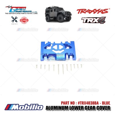 GPM Part #TRX4038BA Aluminum Lower Gear Cover Skid Plate Traxxas TRX-4 TRX-6 Trail Crawler