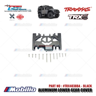 GPM Part #TRX4038BA Aluminum Lower Gear Cover Skid Plate Traxxas TRX-4 TRX-6 Trail Crawler