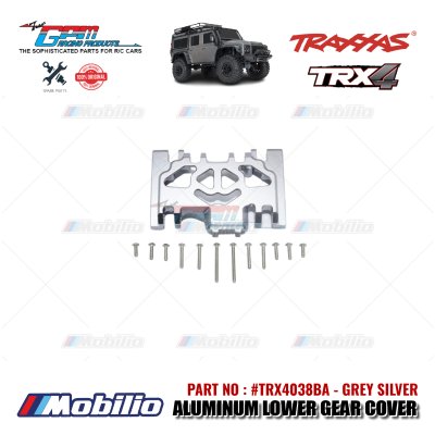 GPM Part #TRX4038BA Aluminum Lower Gear Cover Skid Plate Traxxas TRX-4 TRX-6 Trail Crawler