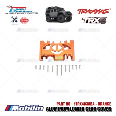 GPM Part #TRX4038BA Aluminum Lower Gear Cover Skid Plate Traxxas TRX-4 TRX-6 Trail Crawler