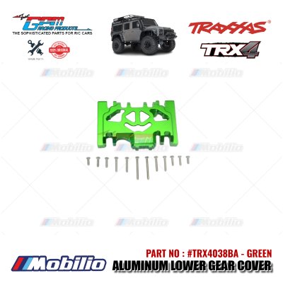 GPM Part #TRX4038BA Aluminum Lower Gear Cover Skid Plate Traxxas TRX-4 TRX-6 Trail Crawler