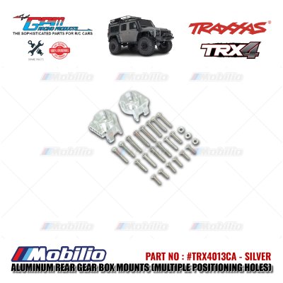 GPM Part #TRX4013CA Aluminum Rear Gear Box Mounts Multiple Positioning Holes Traxxas TRX-4 TRX-6 Trail Crawler
