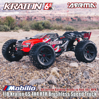 Arrma 1/8 Kraton V5 6S 4WD BLX Speed Monster Truck RC RTR