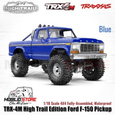 Traxxas 97044-1 TRX-4M High Trail Edition Ford F-150 Pickup 1/18 Scale 4X4 RTR Clipless
