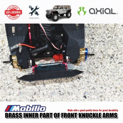 GPM Part #SCX3021BX Brass Inner Part Of Front Knuckle Arms for Axial Racing Capra 1.9 Unlimited